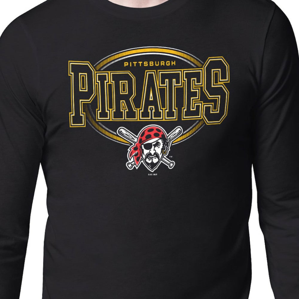Pittsburgh Pirates Starter Team Track Graphic Long Sleeve T-Shirt - MLB