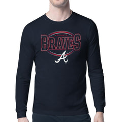 Atlanta Braves Starter Team Track Graphic Long Sleeve T-Shirt - MLB