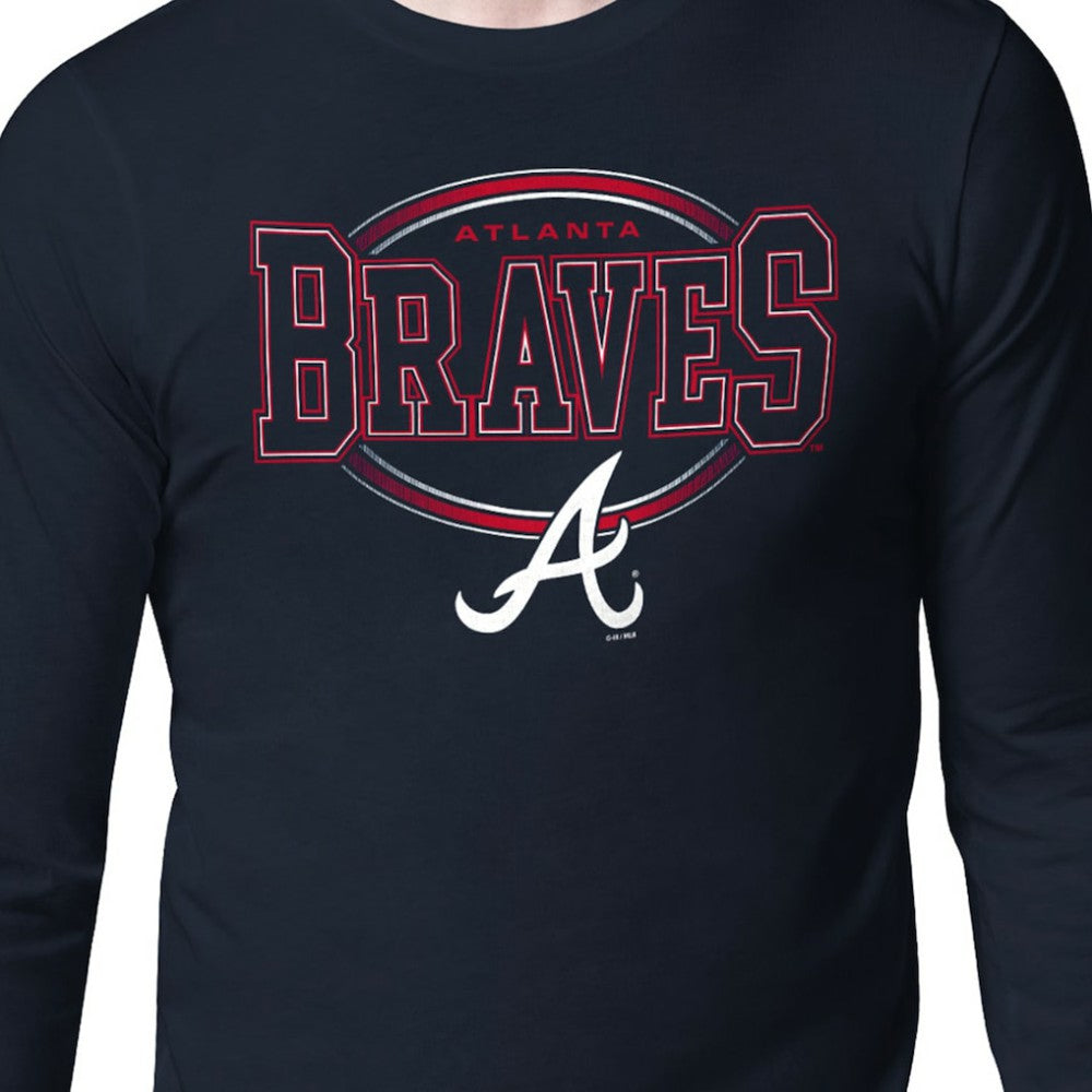Atlanta Braves Starter Team Track Graphic Long Sleeve T-Shirt - MLB