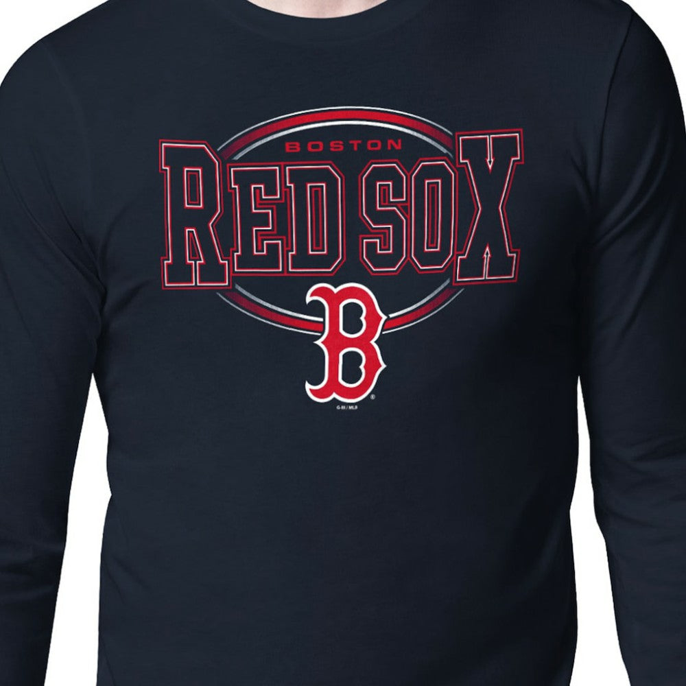 Boston Red Sox Starter Team Track Graphic Long Sleeve T-Shirt - MLB