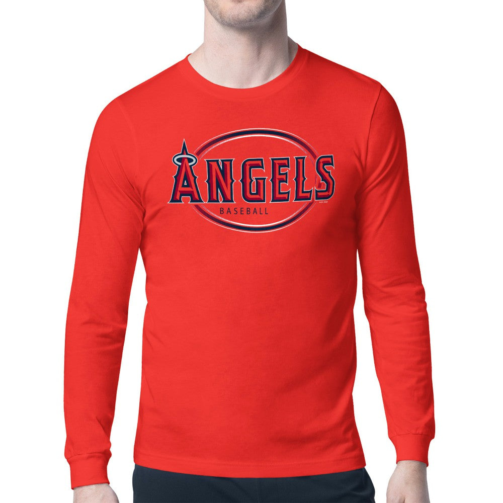 Los Angeles Angels Starter Team Track Graphic Long Sleeve T-Shirt - MLB