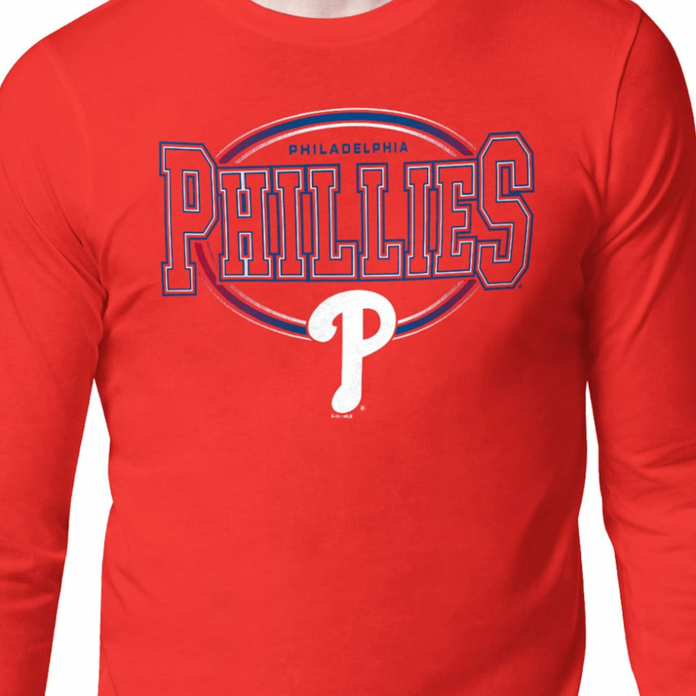 Philadelphia Phillies Starter Team Track Graphic Long Sleeve T-Shirt - MLB