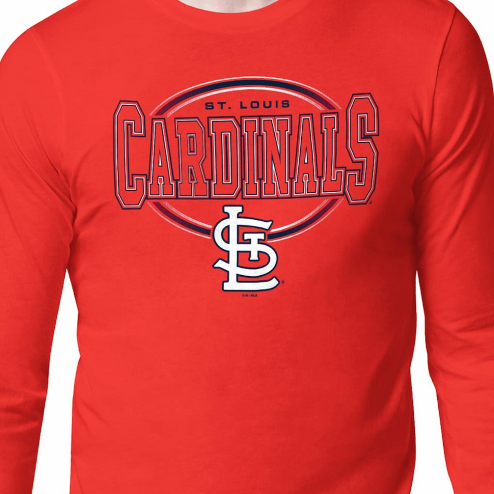 St. Louis Cardinals Starter Team Track Graphic Long Sleeve T-Shirt - MLB
