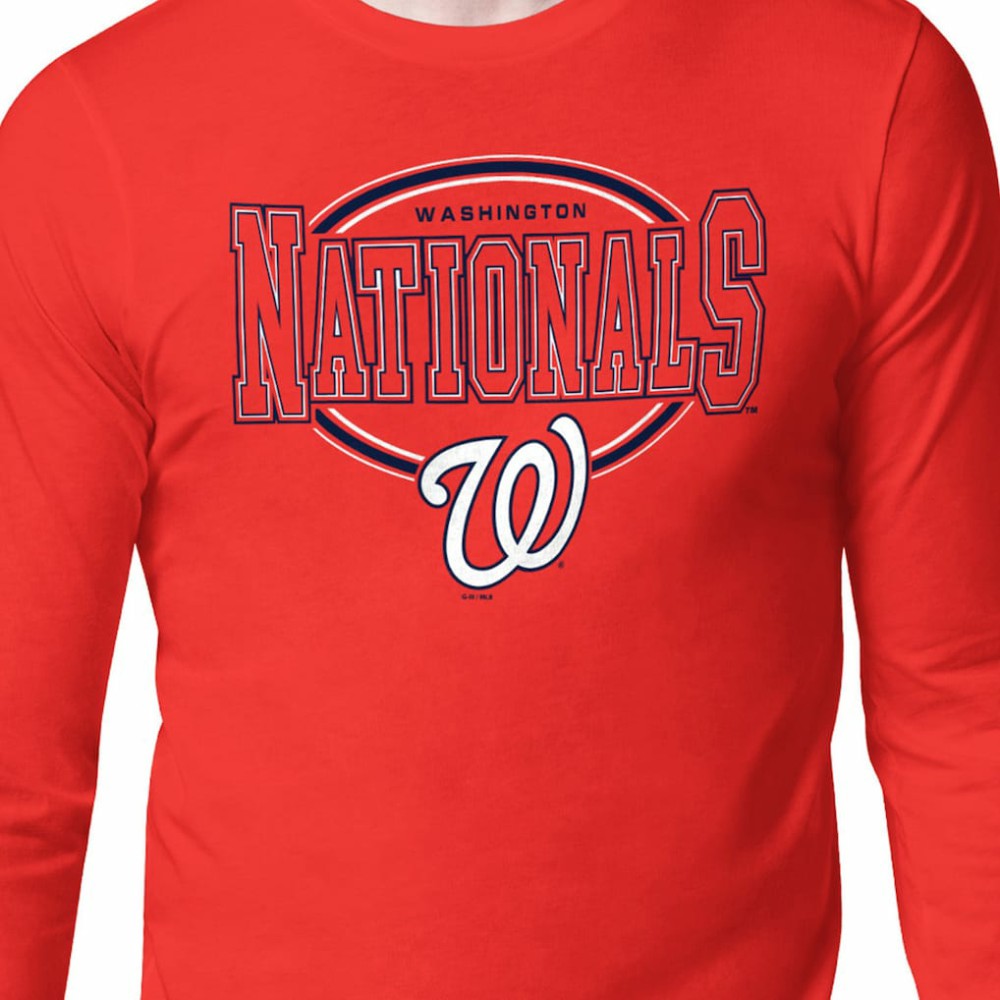 Washington Nationals Starter Team Track Graphic Long Sleeve T-Shirt - MLB