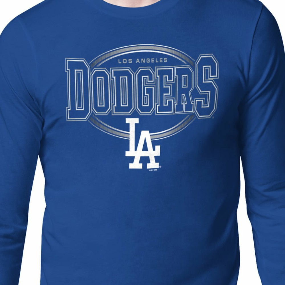 Los Angeles Dodgers Starter Team Track Graphic Long Sleeve T-Shirt - MLB