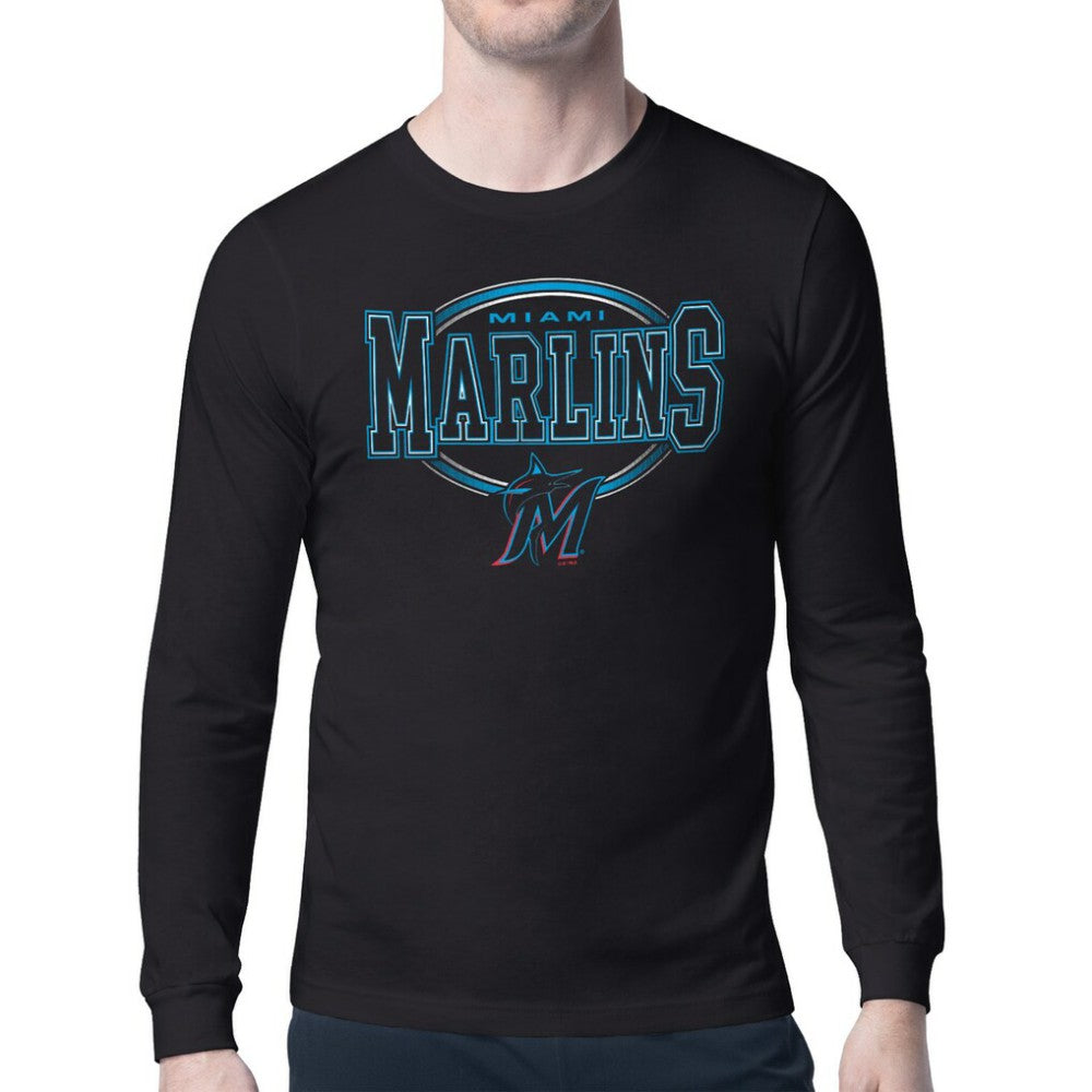 Miami Marlins Starter Team Track Graphic Long Sleeve T-Shirt - MLB