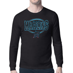 Miami Marlins Starter Team Track Graphic Long Sleeve T-Shirt - MLB