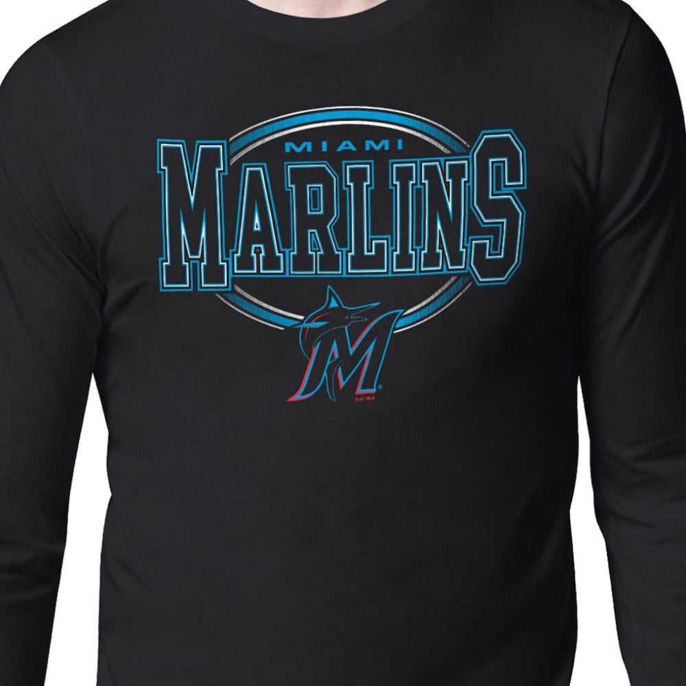 Miami Marlins Starter Team Track Graphic Long Sleeve T-Shirt - MLB
