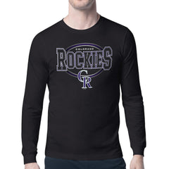 Colorado Rockies Starter Team Track Graphic Long Sleeve T-Shirt - MLB