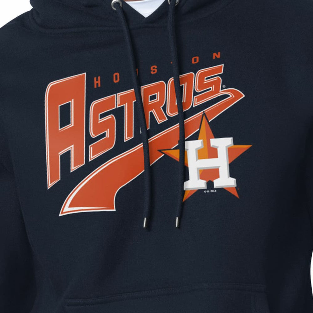 Houston Astros Starter Modern Tailsweep Fleece Tri-Blend Pullover Hoodie - MLB
