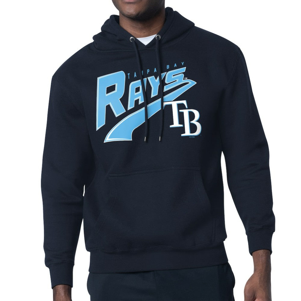 Tampa Bay Rays Starter Modern Tailsweep Fleece Tri-Blend Pullover Hoodie - MLB