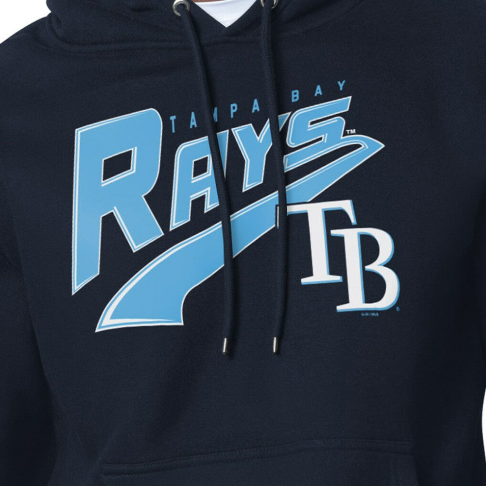 Tampa Bay Rays Starter Modern Tailsweep Fleece Tri-Blend Pullover Hoodie - MLB