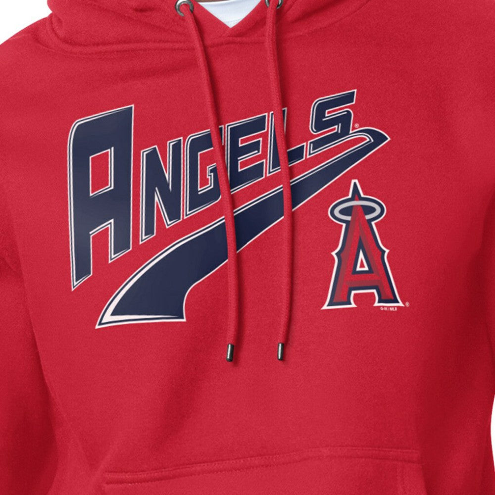 Los Angeles Angels Starter Modern Tailsweep Fleece Tri-Blend Pullover Hoodie - MLB