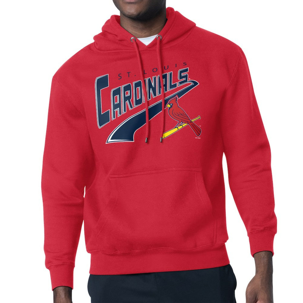 St. Louis Cardinals Starter Modern Tailsweep Fleece Tri-Blend Pullover Hoodie - MLB