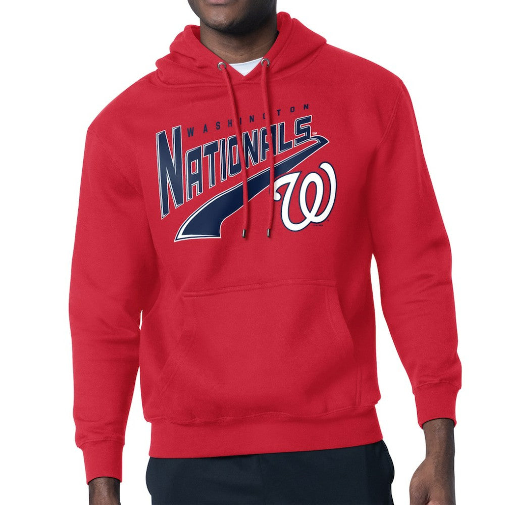 Washington Nationals Starter Modern Tailsweep Fleece Tri-Blend Pullover Hoodie - MLB