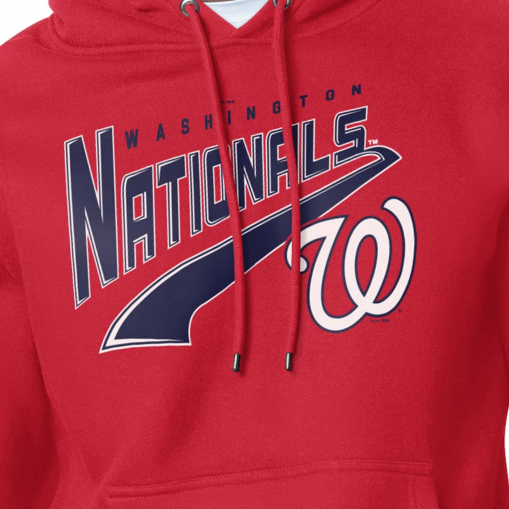 Washington Nationals Starter Modern Tailsweep Fleece Tri-Blend Pullover Hoodie - MLB