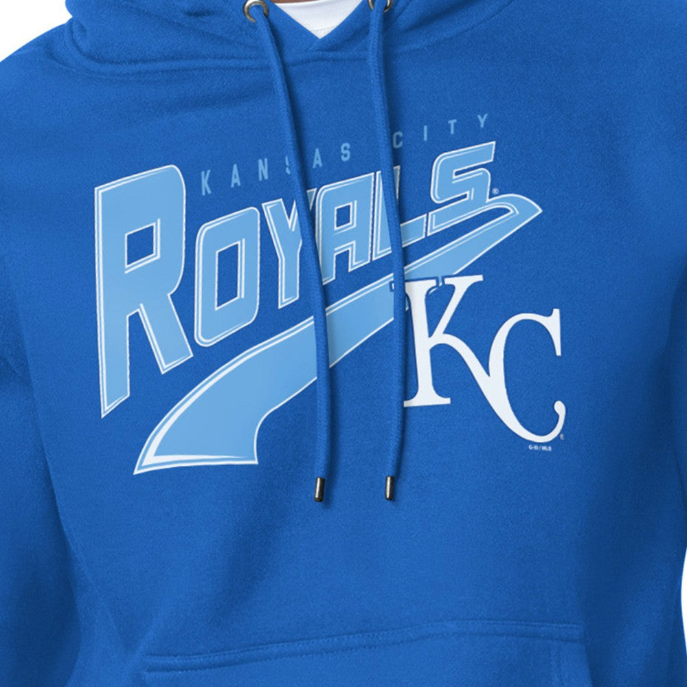 Kansas City Royals Starter Modern Tailsweep Fleece Tri-Blend Pullover Hoodie - MLB