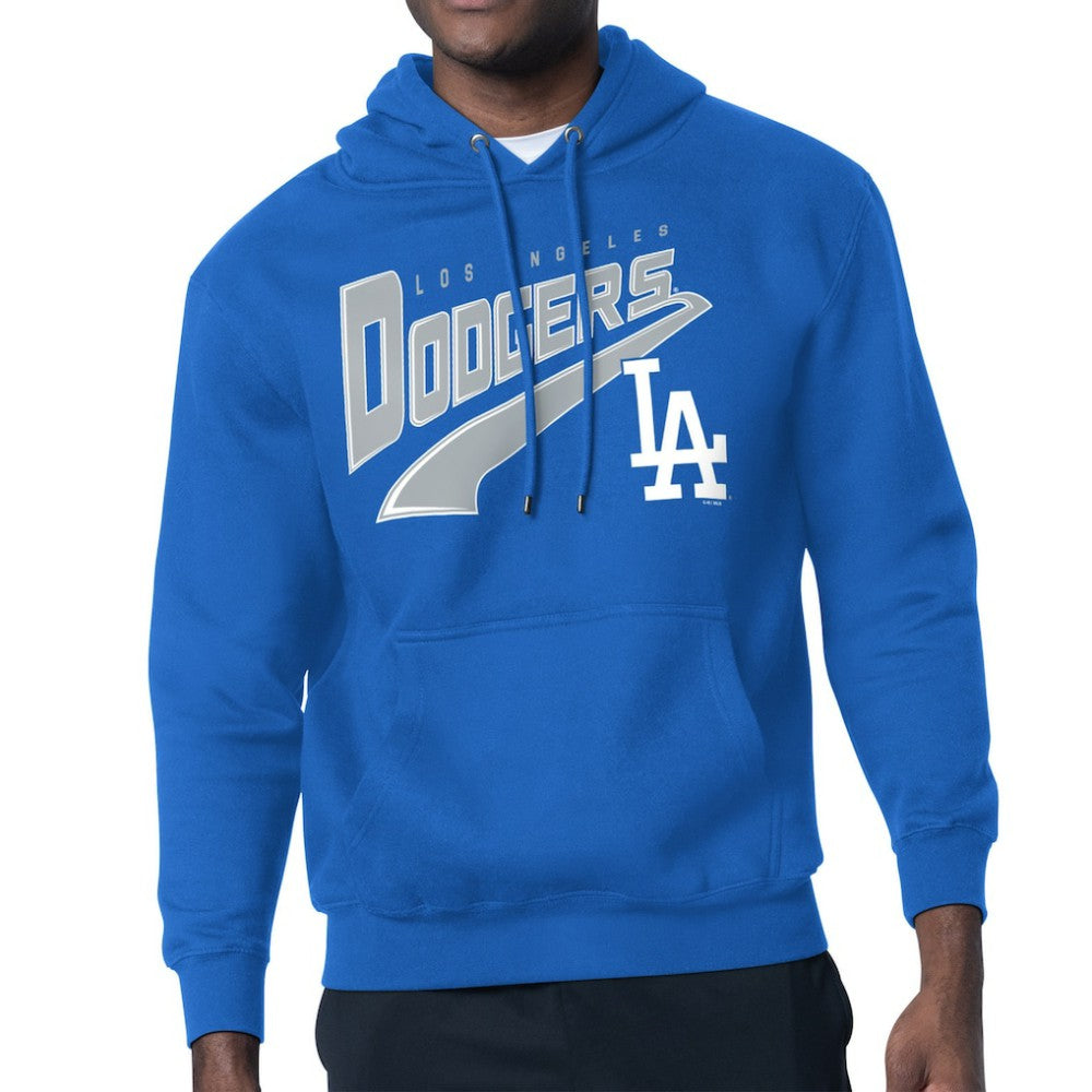Los Angeles Dodgers Starter Modern Tailsweep Fleece Tri-Blend Pullover Hoodie - MLB