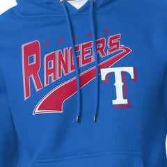 Texas Rangers Starter Modern Tailsweep Fleece Tri-Blend Pullover Hoodie - MLB
