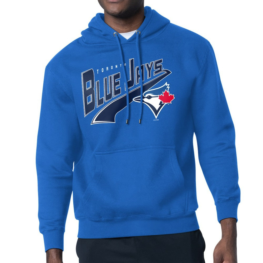 Toronto Blue Jays Starter Modern Tailsweep Fleece Tri-Blend Pullover Hoodie - MLB