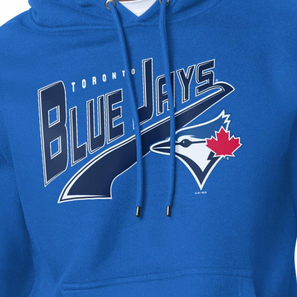 Toronto Blue Jays Starter Modern Tailsweep Fleece Tri-Blend Pullover Hoodie - MLB