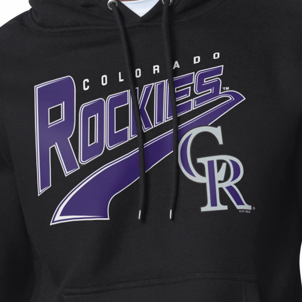 Colorado Rockies Starter Modern Tailsweep Fleece Tri-Blend Pullover Hoodie - MLB