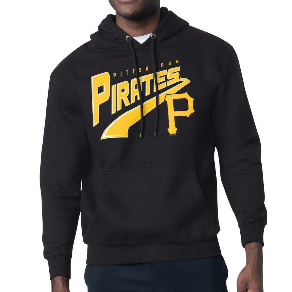 Pittsburgh Pirates Starter Modern Tailsweep Fleece Tri-Blend Pullover Hoodie - MLB