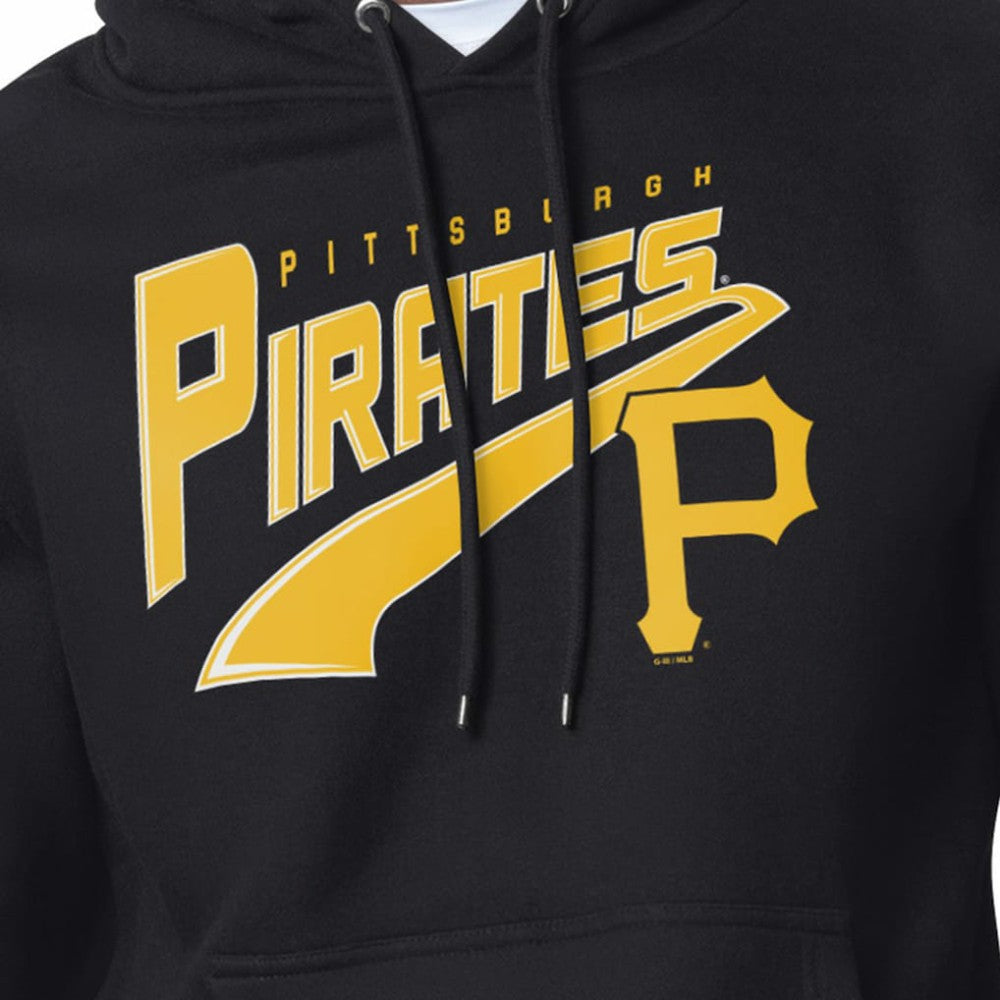 Pittsburgh Pirates Starter Modern Tailsweep Fleece Tri-Blend Pullover Hoodie - MLB
