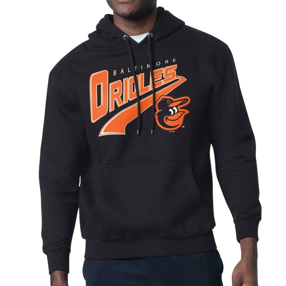 Baltimore Orioles Starter Modern Tailsweep Fleece Tri-Blend Pullover Hoodie - MLB