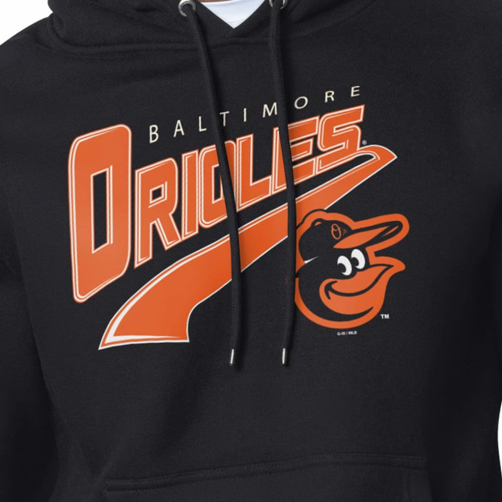 Baltimore Orioles Starter Modern Tailsweep Fleece Tri-Blend Pullover Hoodie - MLB