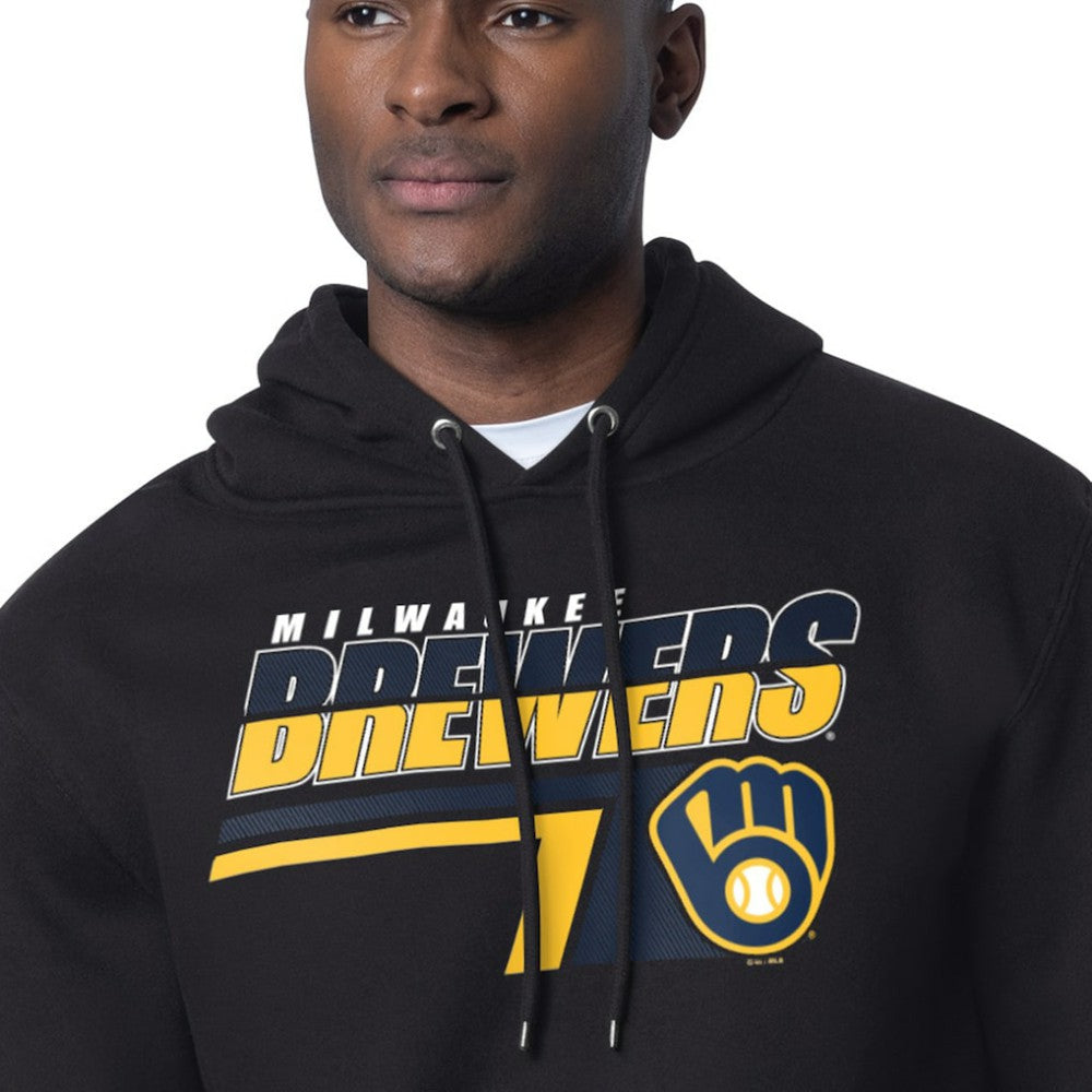 Milwaukee Brewers Starter Logo Push Graphic Hoodie - MLB
