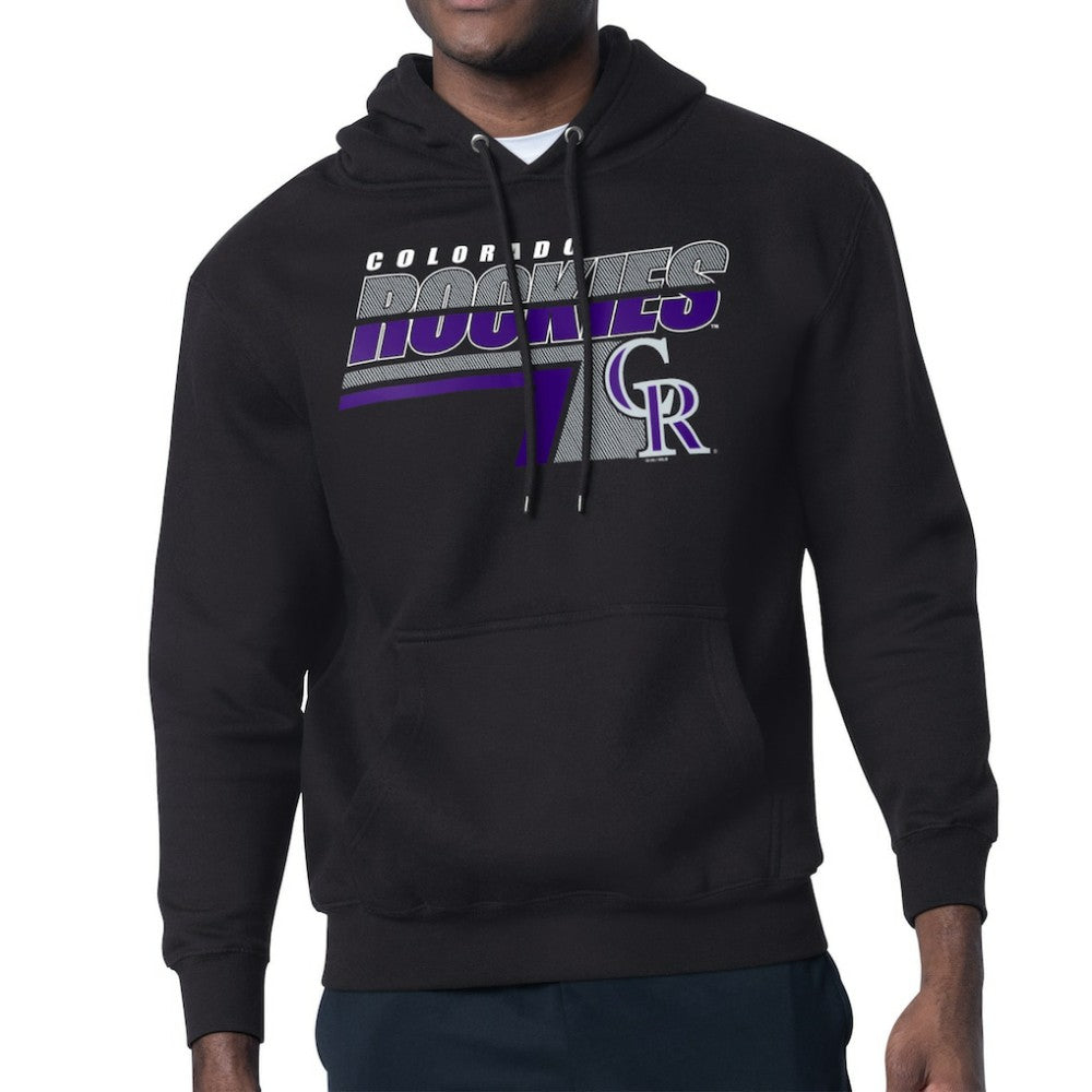 Colorado Rockies Starter Logo Push Graphic Hoodie - MLB