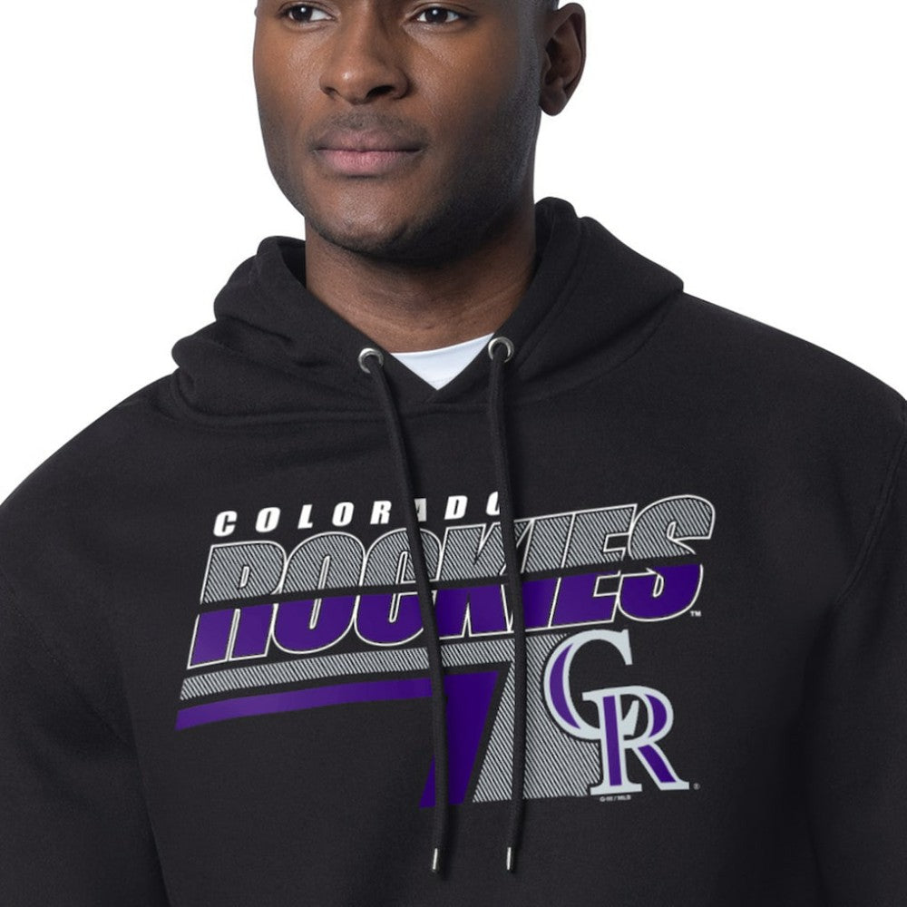 Colorado Rockies Starter Logo Push Graphic Hoodie - MLB