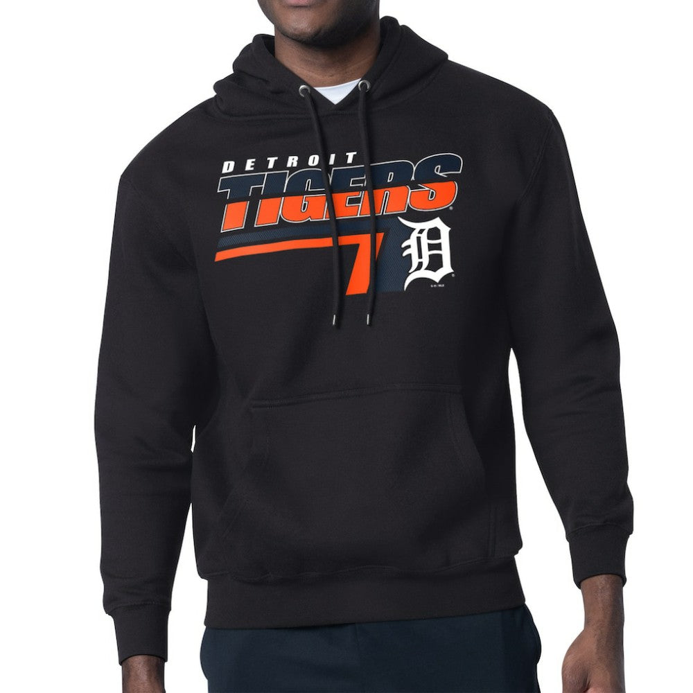 Detroit Tigers Starter Logo Push Graphic Hoodie - MLB