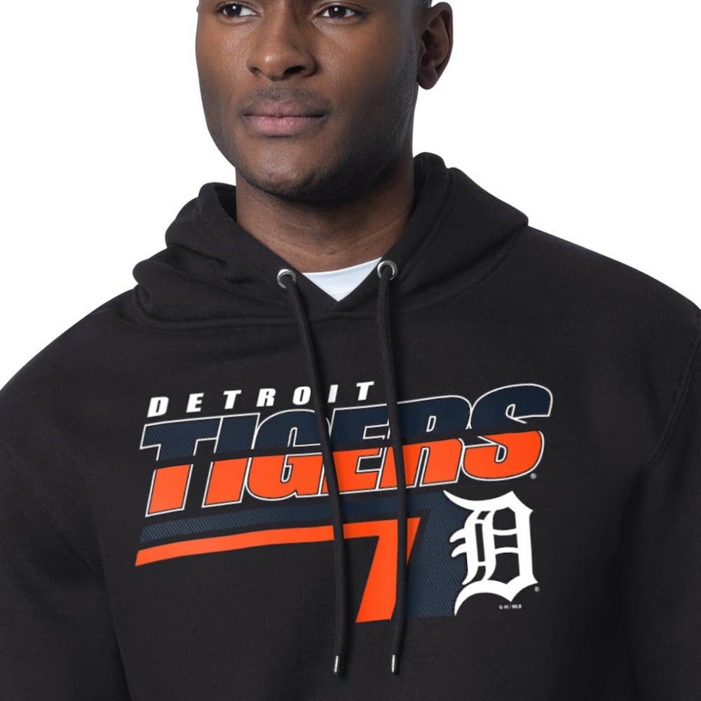 Detroit Tigers Starter Logo Push Graphic Hoodie - MLB