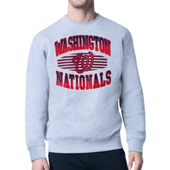 Washington Nationals Starter Team Grit Graphic Fleece Pullover Sweatshirt - MLB