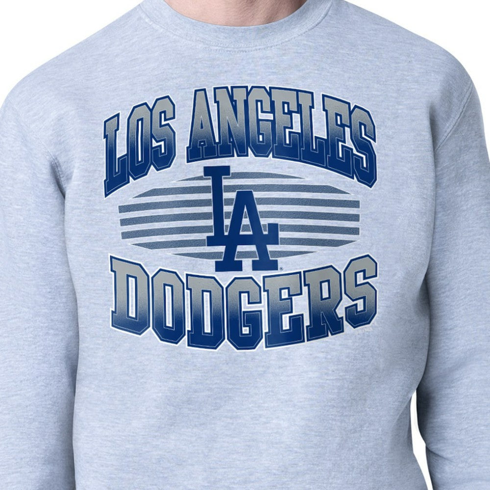 Los Angeles Dodgers Starter Team Grit Graphic Fleece Pullover Sweatshirt - MLB