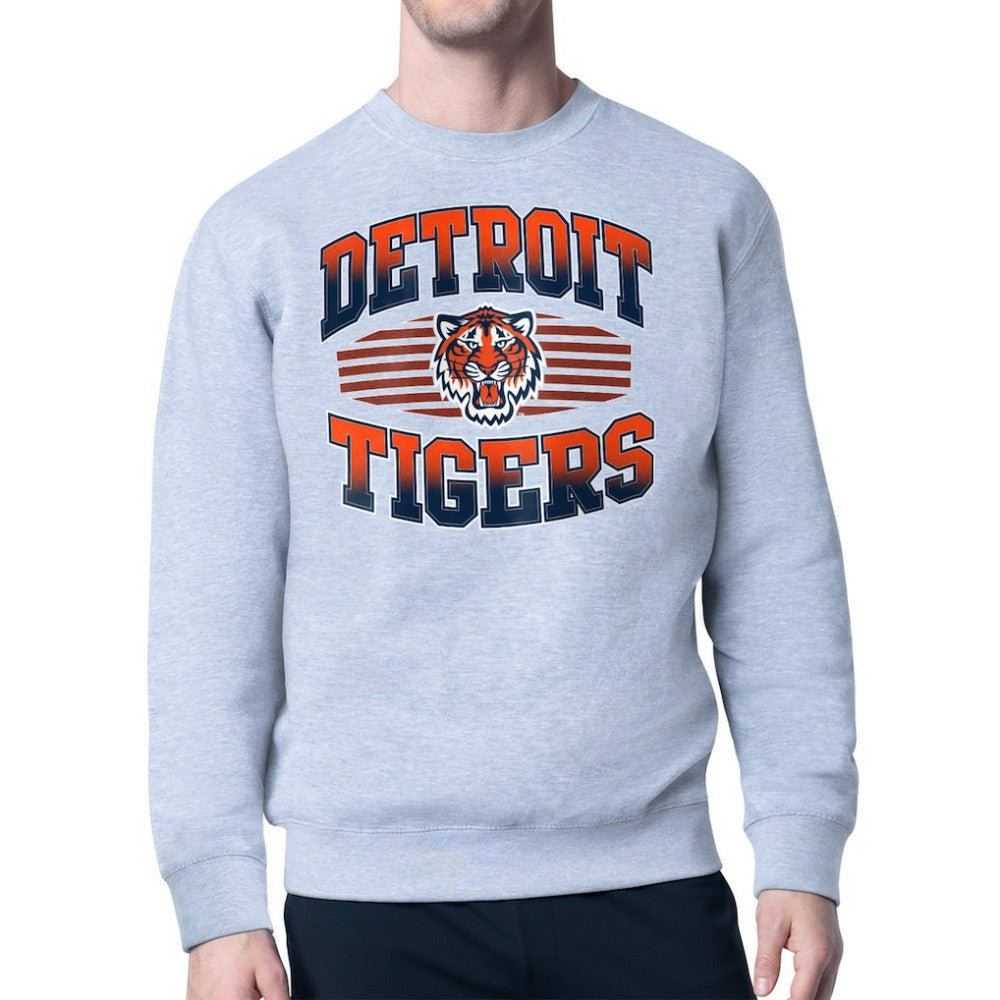 Detroit Tigers Starter Team Grit Graphic Fleece Pullover Sweatshirt - MLB