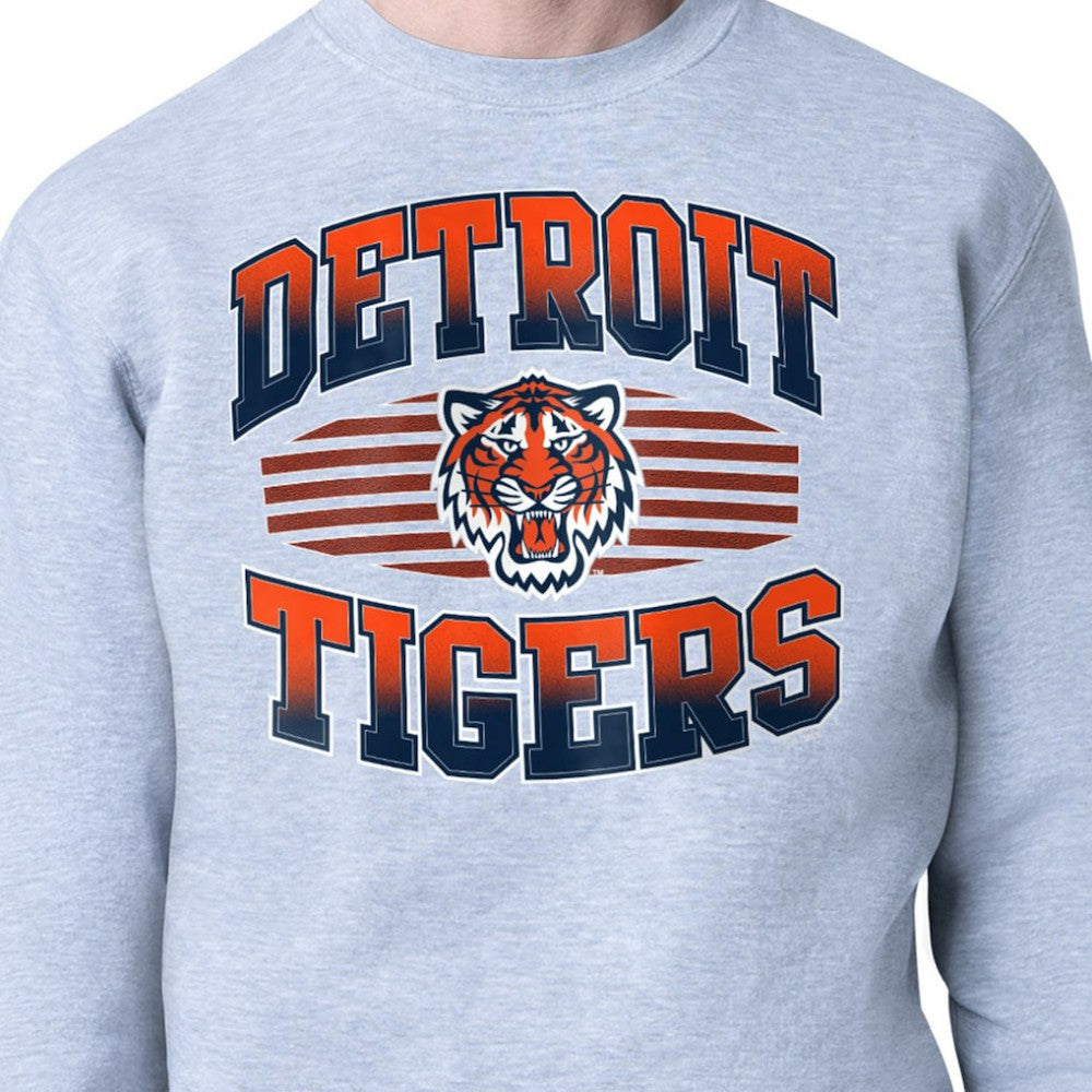 Detroit Tigers Starter Team Grit Graphic Fleece Pullover Sweatshirt - MLB