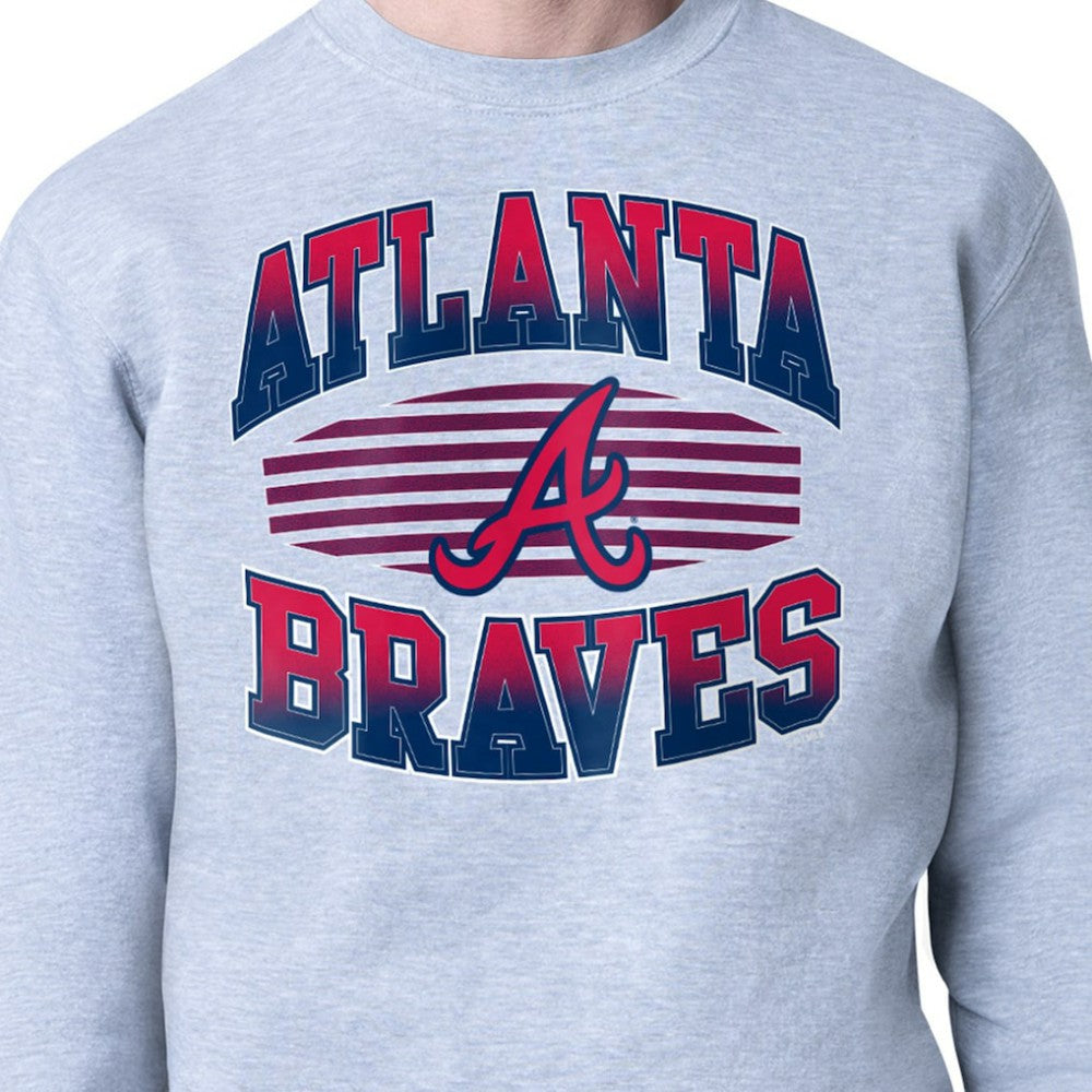 Atlanta Braves Starter Team Grit Graphic Fleece Pullover Sweatshirt - MLB