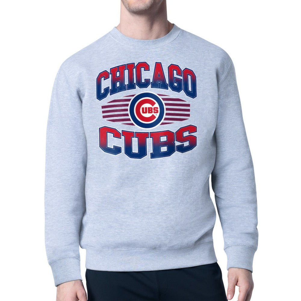 Chicago Cubs Starter Team Grit Graphic Fleece Pullover Sweatshirt - MLB