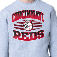 Cincinnati Reds Starter Team Grit Graphic Fleece Pullover Sweatshirt - MLB
