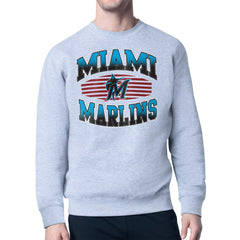 Miami Marlins Starter Team Grit Graphic Fleece Pullover Sweatshirt - MLB