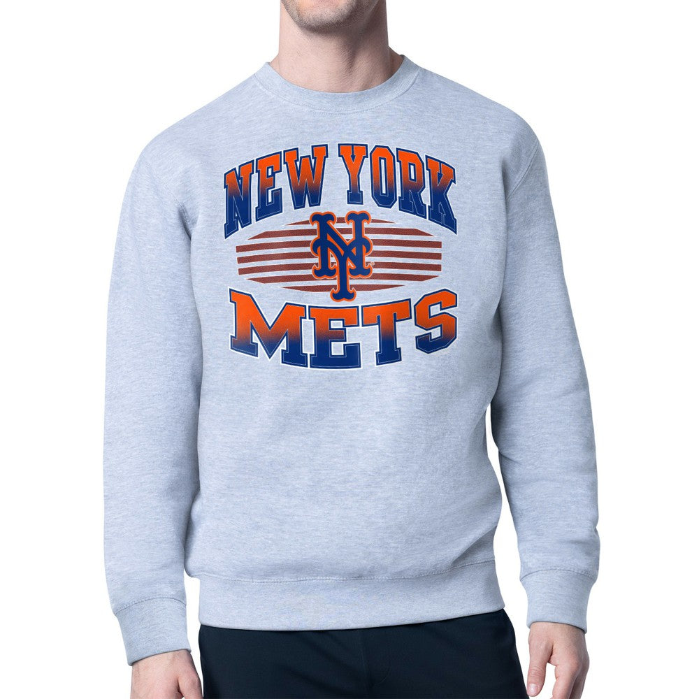 New York Mets Starter Team Grit Graphic Fleece Pullover Sweatshirt - MLB