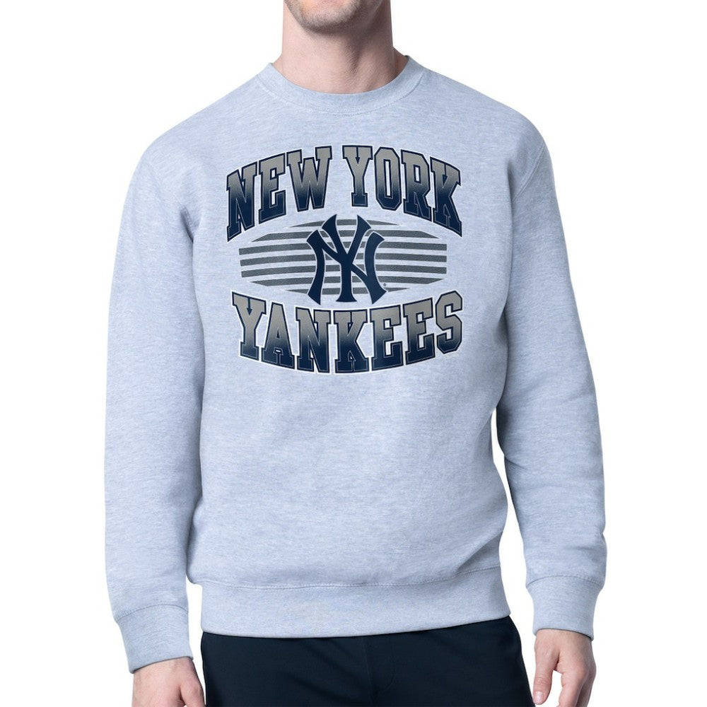 New York Yankees Starter Team Grit Graphic Fleece Pullover Sweatshirt - MLB