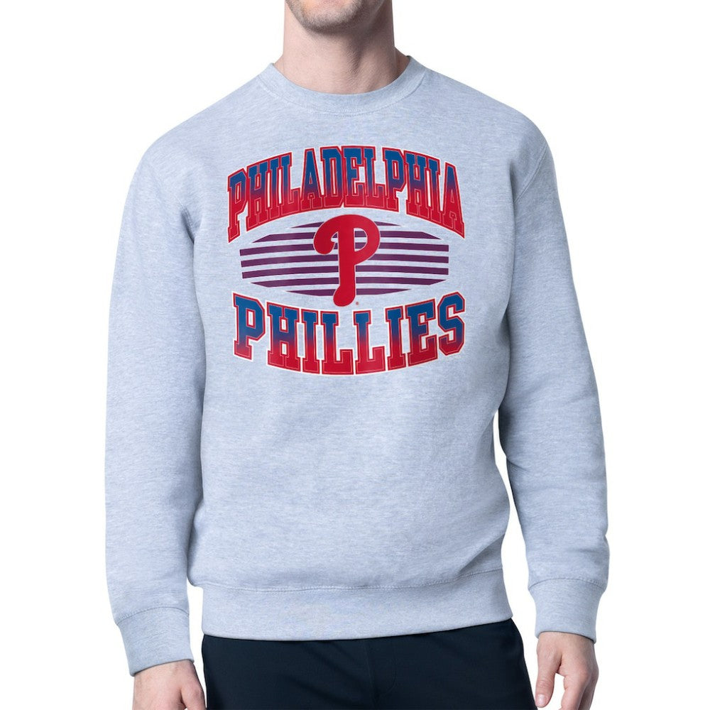 Philadelphia Phillies Starter Team Grit Graphic Fleece Pullover Sweatshirt - MLB