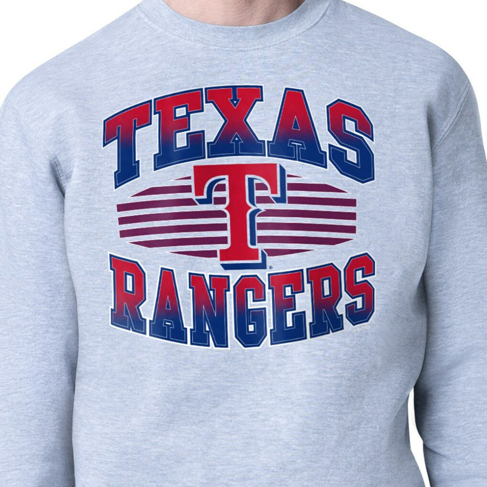 Texas Rangers Starter Team Grit Graphic Fleece Pullover Sweatshirt - MLB