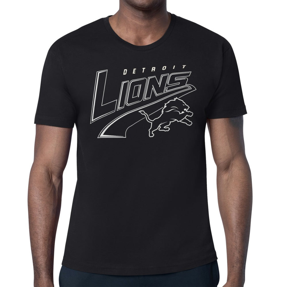 Detroit Lions Starter Modern Tailsweep Graphic T-Shirt Black | NFL