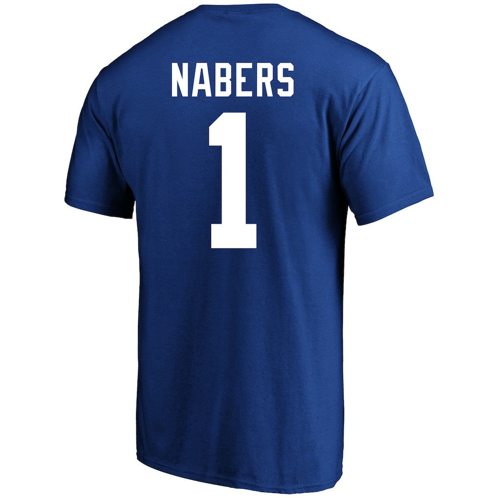 Malik Nabers New York Giants Big & Tall Player Name & Number T-Shirt Royal | Fanatics