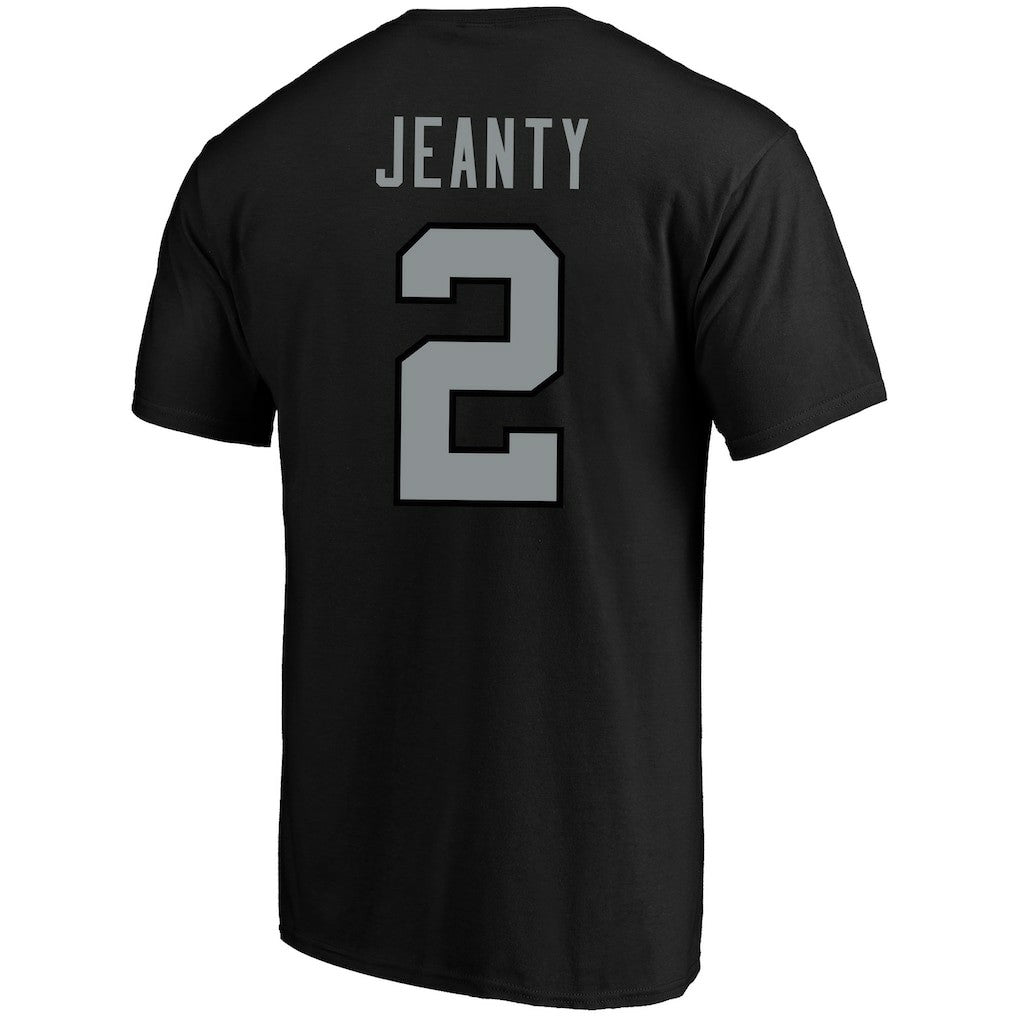 Ashton Jeanty Las Vegas Raiders Big & Tall Player Name & Number T-Shirt Black | Fanatics